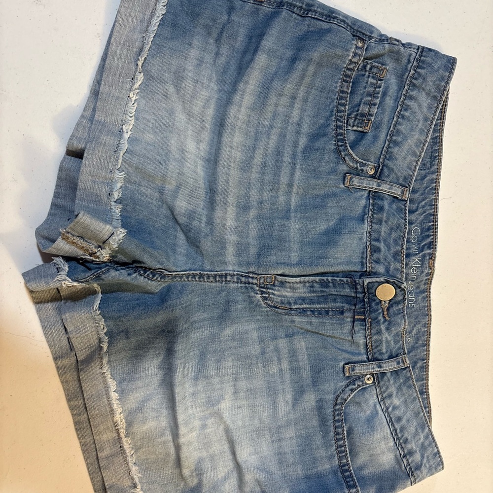 Calvin Klein Faded Blue Denim Jeans